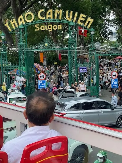 Entrance to Thảo Cầm Viên Saigon in Ho Chi Minh City, Vietnam